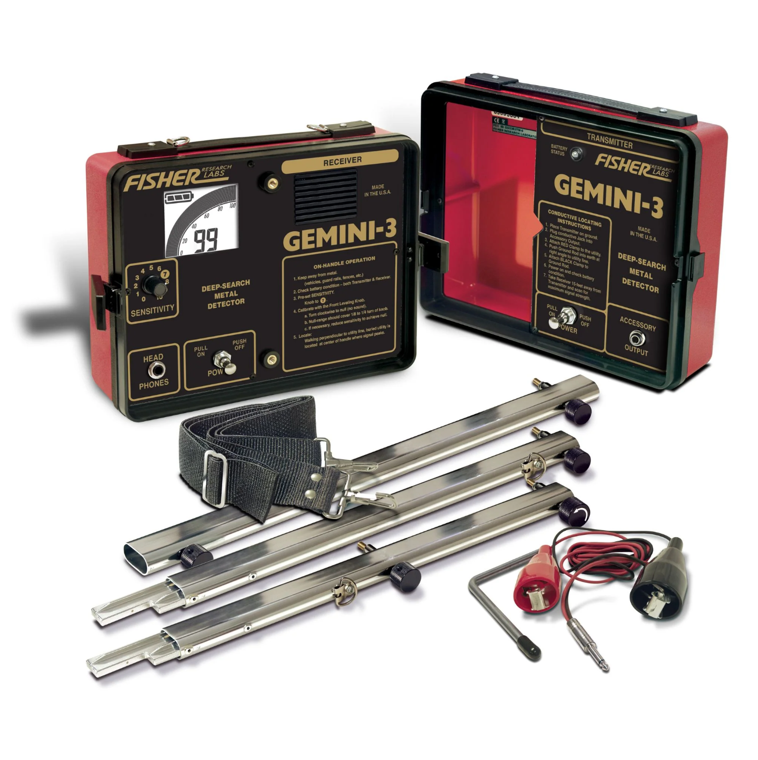 Fisher Gemini 3 Split Box Metal Detector